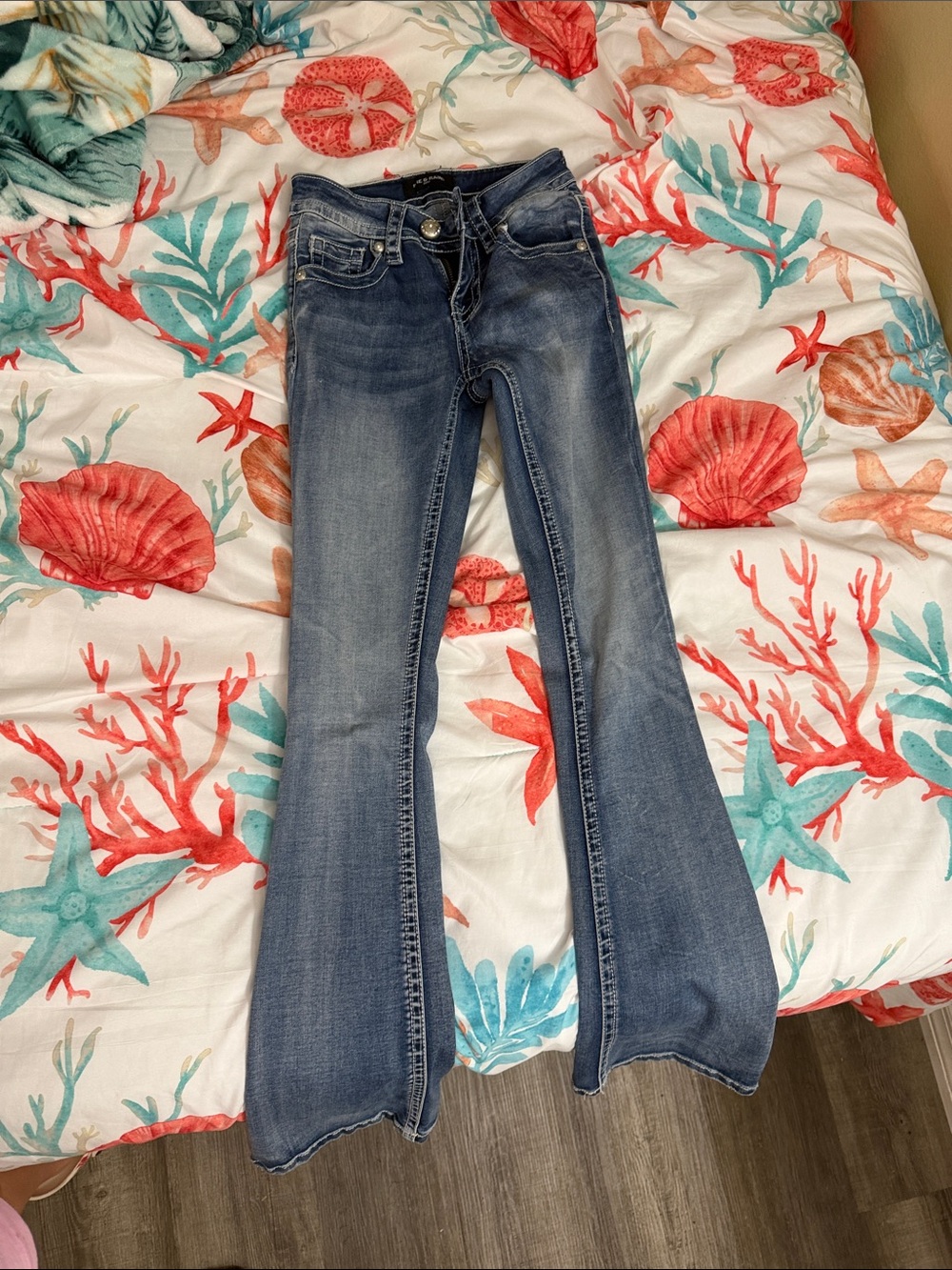 Women’s Blue Flare Jeans